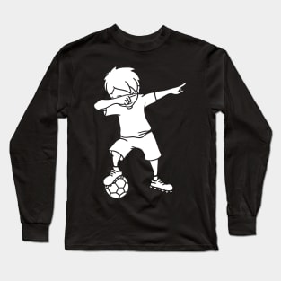 'Dabbing Soccer Boy' Cool Balls Gift Long Sleeve T-Shirt